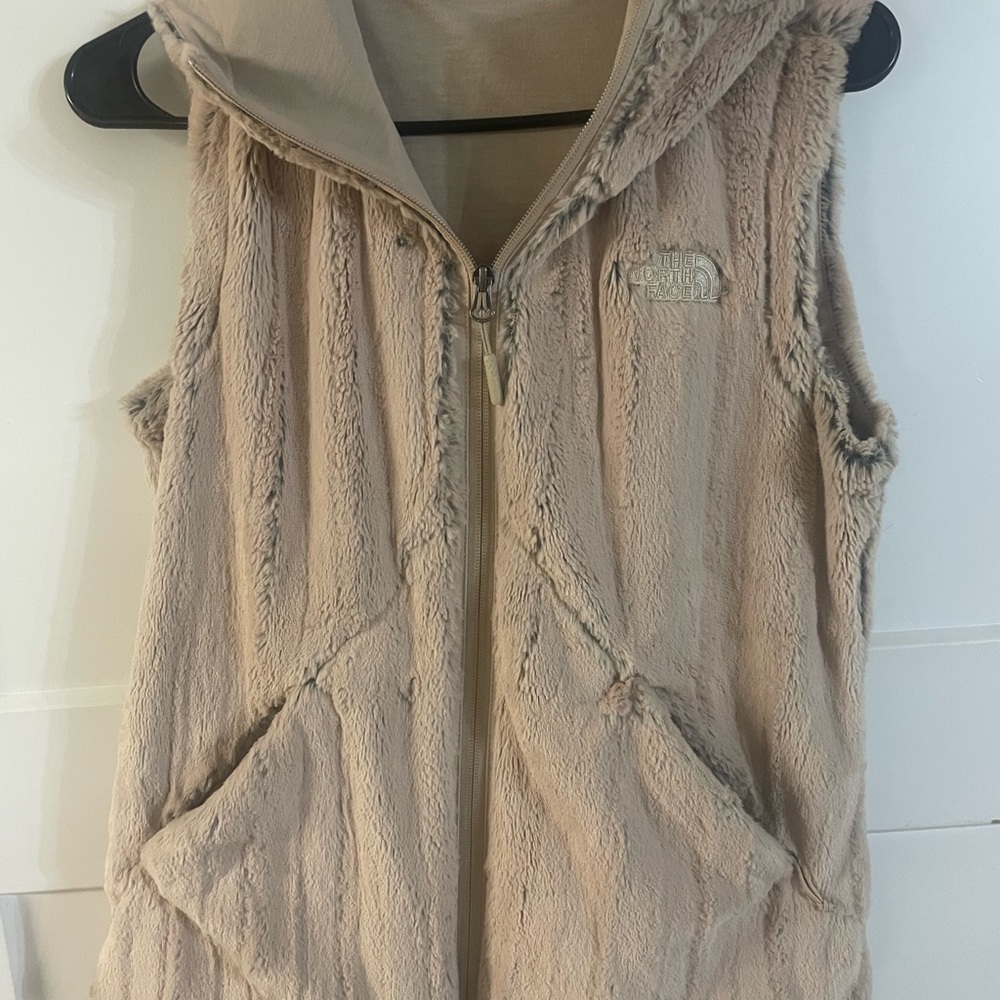 The North Face vest with hood.